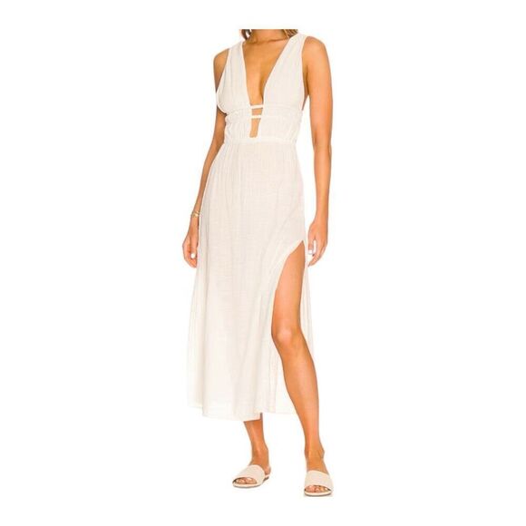 L*SPACE Kira Coverup Dresses in Sky Blue Size S - Picture 1 of 7
